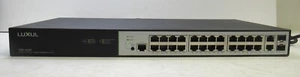 LUXUL XMS-2624P 26-Port/24Poe+ Gigabit Managed Switch - Photo 1/7