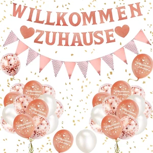 Willkommen Zuhause Deko,Herzlich Willkommen Girlande Willkommen Zuhause Baby Wel - Bild 1 von 12