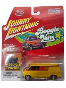 Johnny Lightning Boogie Vans 1977 Dodge D-150 on misprinted card - Picture 1 of 2
