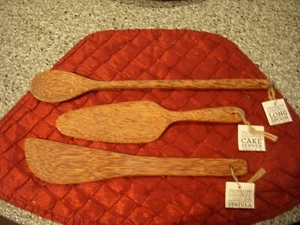 Now Designs nachhaltiges Kokosholz-Utensil 3er-Set - Bild 1 von 2