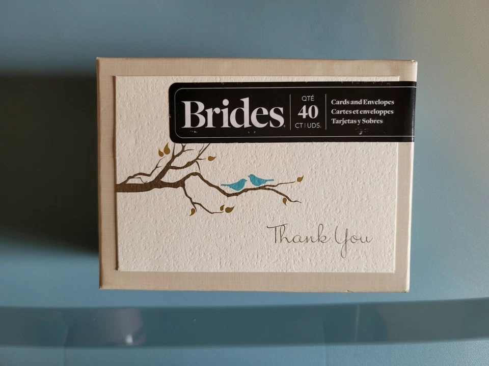 Tarjetas de agradecimiento de Brides Gartner Studios Foto 1 de 2