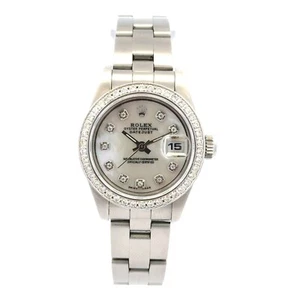 1997 Rolex Datejust #69160- Oyster Perpetual With Diamond Dial & Bezel - Picture 1 of 4