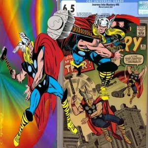 1963 Thor Journey Into Mystery #95 CGC 6.5 Classic Jack Kirby Cover Art - Picture 1 of 3