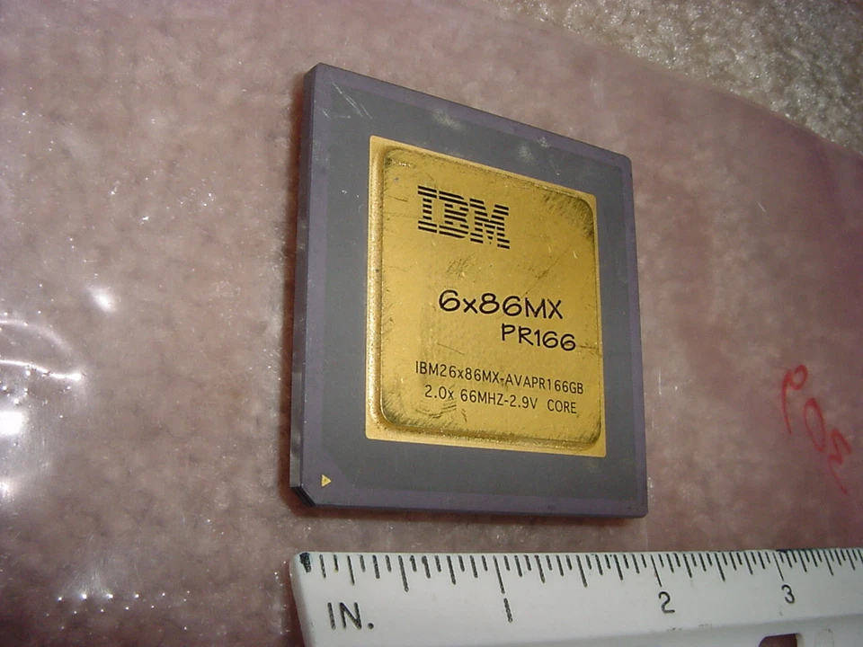 IBM Cyrix 6x86MX-PR166 686 Processor 166 Mhz CPU - 1997 - Image 1 of 1