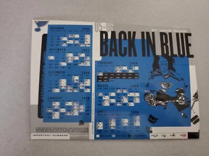 MS20 St. Louis Blues 2005/06 NHL Hockey Magnet Schedule - Team - Picture 1 of 1