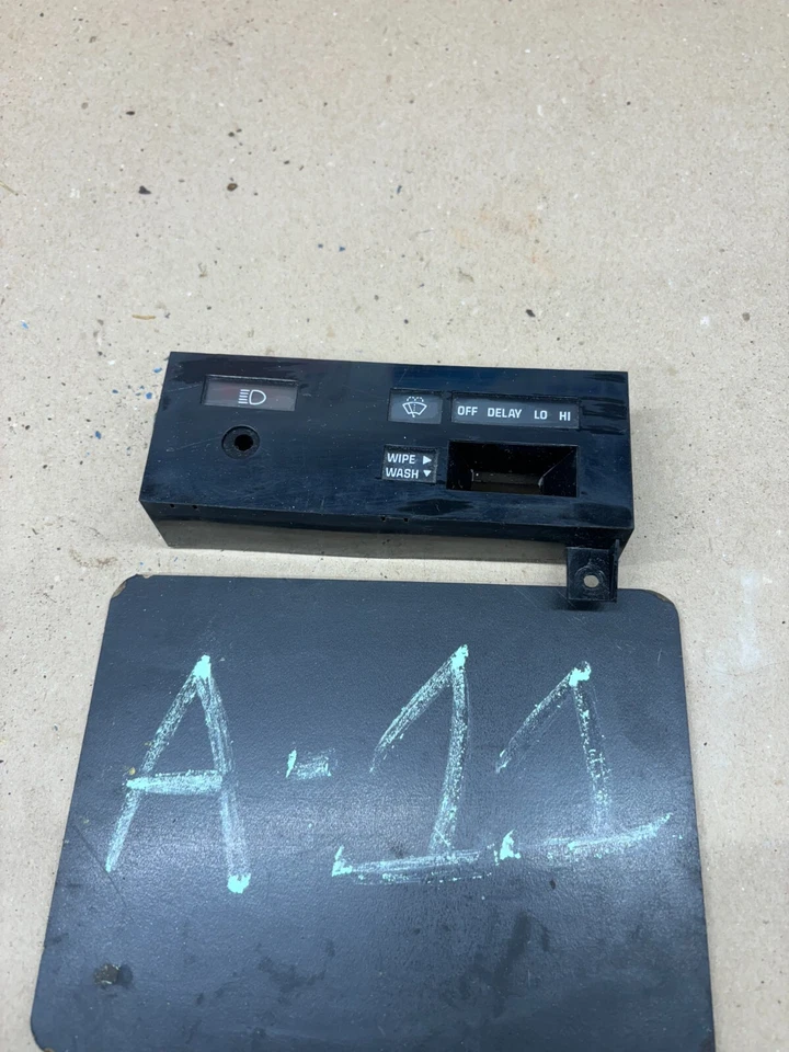 1981 1982 1983 1986 DODGE D100 W150 D350 WINDSHIELD WIPER HEADLIGHT SWITCH BEZEL - Image 1 of 4