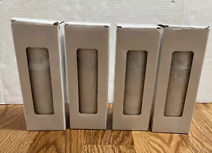 20oz SKINNY TUMBLERS Stainless Steel Double Wall Insulated Tumblers -set of 4 - Picture 1 of 6