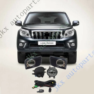 Front Fog Lamp Driving Lights Kit For Toyota Land Cruiser Prado FJ150 2010-2014 - Image 1 of 4