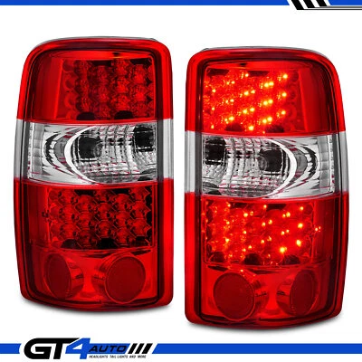 Par de luces traseras LED rojas para Chevy GMC Tahoe Yukon XL Denali Suburban 2000-2006 Foto 1 de 4