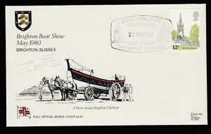 RNLI Lifeboat Official Series Cover No 55 Brighton Boat Show May 1980 - Picture 1 of 1