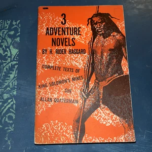 Three 3 Adventure Novels by H. Rider Haggard Vintage Paperback 1951 Anthology - Picture 1 of 2