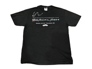 WWE Backlash 2003 Crew Shirt L Vintage Worn Victoria Signed Worcester Centrum MA PPV - Bild 1 von 5