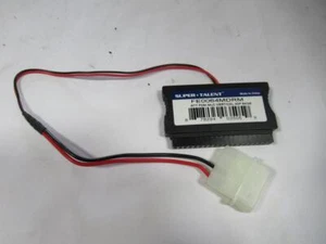Super Talent FE0064MDRM 64GB MLC ATA/IDE (PATA) 40-Pin Vertical FDM SSD w/ Cable - Picture 1 of 3
