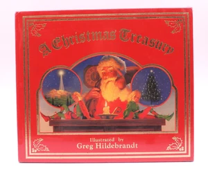 NEW! A Christmas Treasury Cloth Hardcover Greg Hildebrandt Vintage Story Book - Imagen 1 de 13