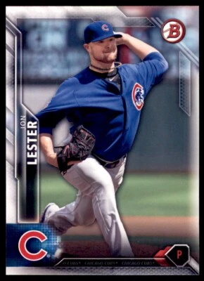 2016 Bowman Jon Lester Chicago Cubs #17 2097 - Image 1 of 2