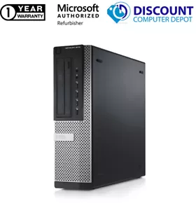 Dell Office Desktop Computer Core i3 8GB 250GB HD DVD Windows 10 Home PC WIFI - Picture 1 of 4