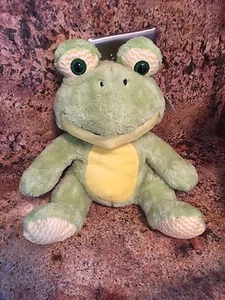 11" FROG STUFFED ANIMAL (rana peluchi) by Animales Surtidos - Picture 1 of 2