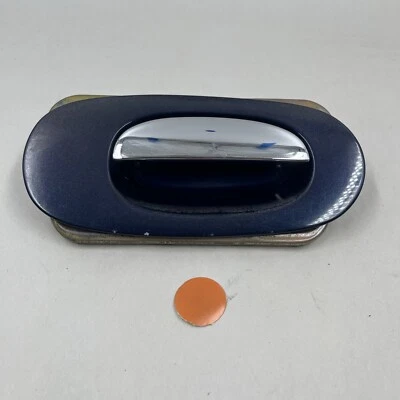 Jaguar XJ8 1995-2003 OEM manija de puerta exterior delantera derecha azul zafiro con tuercas Foto 1 de 4