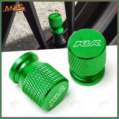 CNC Accessories Wheel Tire Valve Stem Caps Cover For KAWASAKI KLR650 1987-2023 - Image 1 of 3