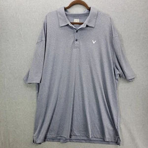 Callaway Shirt Mens 3XLT striped Polo Short Sleeve Opti-Dri Golf Stretch - Picture 1 of 10