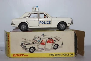 Boxed 1967-71 Dinky 255 Ford Zodiac Police Car - Picture 1 of 11