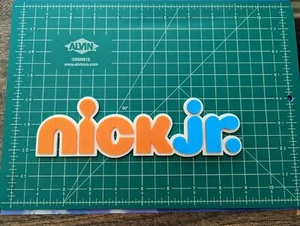Nick Jr 3D gedruckt Kunst Logo Regal Wand Display Halterung Nickelodeon - Bild 1 von 3