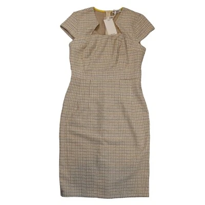 Vestido Grace Karin Para Mujer Años 50 Vintage Manga Lápiz Moveble, Tweed-Amarillo. M Foto 1 de 4