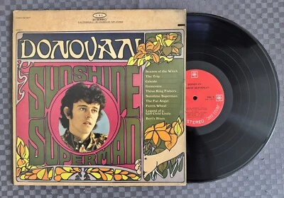 RARE psych rock Lp DONOVAN Sunshine Superman BN 26217. 1966 CBS 360 - Image 1 of 4