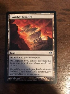 Magic The Gathering MTG Conflux Uncommon Unstable Frontier - Picture 1 of 2