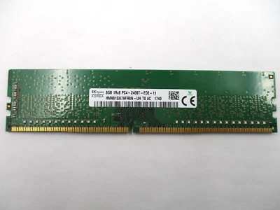 SK Hynix 8GB 1Rx8 PC4-2400T ECC Unbuffered Server Memory P/N HMA81GU7AFR8N-UH - Image 1 of 3