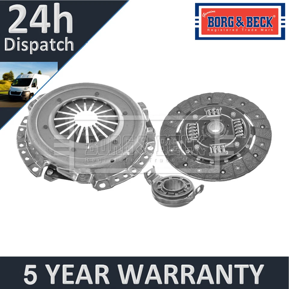 Fits Ford Escort 1990-1995 Fiesta 1990-1995 1.4 Clutch Kit Borg & Beck — 第 1/4 张图片