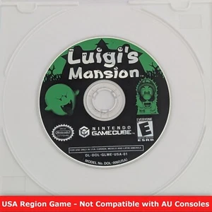 USA NTSC Genuine Authentic Nintendo GameCube Game Luigi's Mansion Tested! Disc - Picture 1 of 3