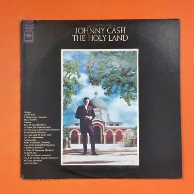 JOHNNY CASH The Holy Land KCS9726 2i 360 Sound LP Vinyl VG++ 3D Cover VG+ - Image 1 of 3