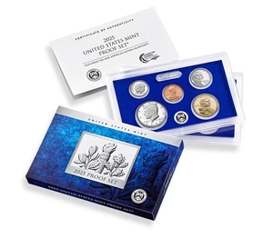 2025 S US Mint Proof Set Clad - Complete 10 Coins w/ Box & COA - W/ Penny Cent - Picture 1 of 3