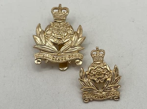 British Army Intelligence Corps Anodised Hat / Cap Badge & Collar Badge - Picture 1 of 8