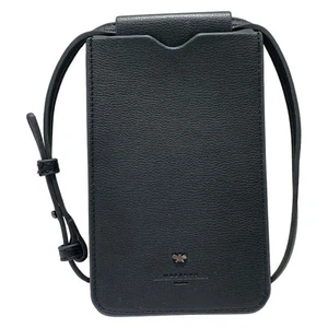 Auth Max Mara WEEKEND - Black Leather Shoulder Bag - Picture 1 of 8