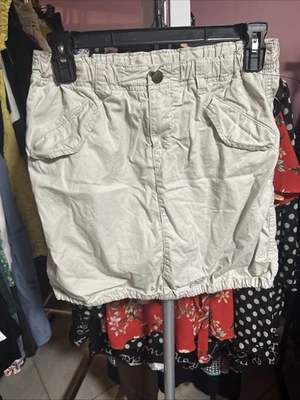 Falda Lands' End Niñas Talla 14 Ajustable Con Leggings Bajo Beige Foto 1 de 4