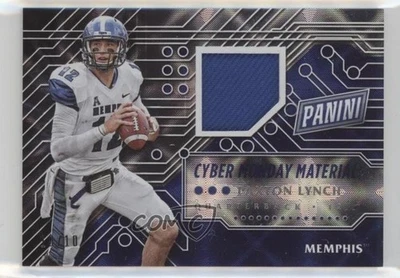 2016 Panini Cyber Monday Materials Hyperplaid /10 Paxton Lynch #33 Rookie RC - Image 1 of 2