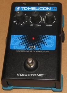 TC Helicon VoiceTone C1 Hardtune and Pitch Correction Vocal Effects Pedal - Picture 1 of 10