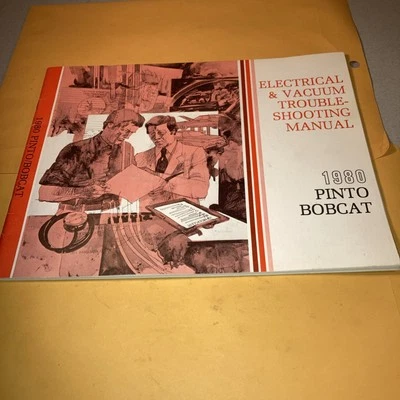 1980 Ford Pinto Bobcat Electrical & Vacuum Troubleshooting Manual Foto 1 de 3