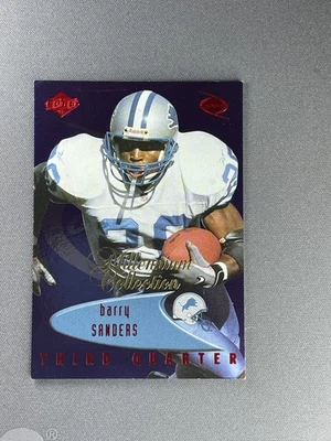 Collector's Edge Odyssey #176 1999 colección Barry Sanders Millennium azul Foto 1 de 2