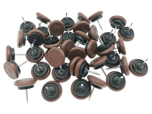 40Pcs Furniture Chair Glide Nail-In Thickened Nylon Chair Slider Furniture Pad F - Picture 1 of 7