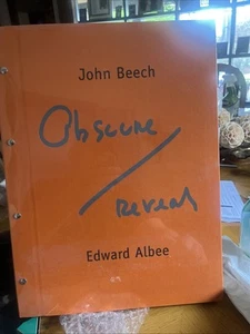 JOHN BEECH & EDWARD ALBEE: OBSCURE-REVEAL - Hardcover Brand New - Picture 1 of 10