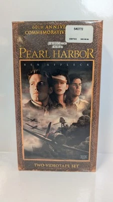 Pearl Harbor Movie VHS 2001 2-Tape Set 60th Anniversary Commemorative New Sealed - Image 1 of 4