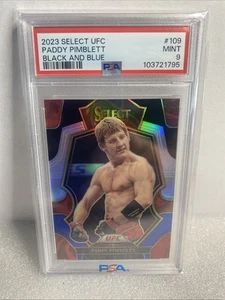 Select UFC Paddy Pimblett 2023 negro y azul/49 PSA 9 - Imagen 1 de 2