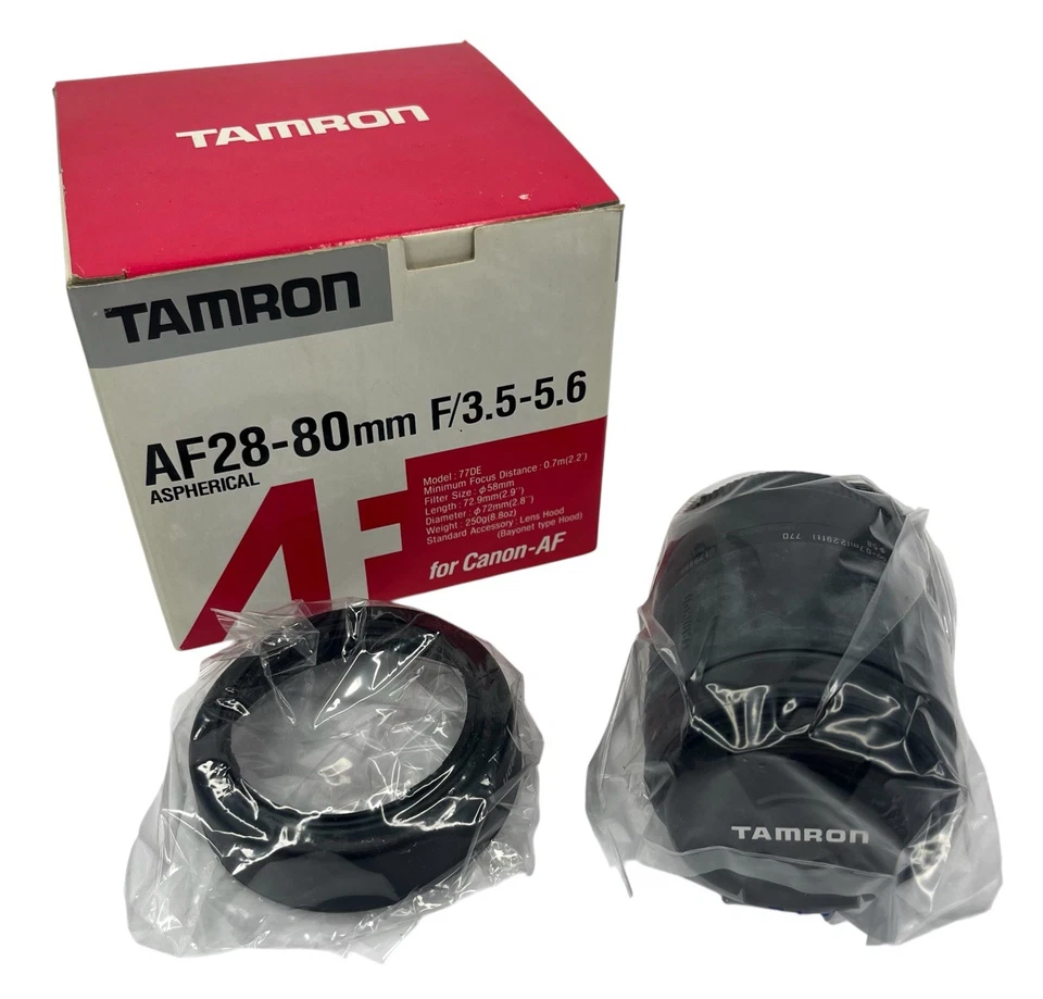 Tamron AF 28-80mm F/3.5-5.6 For Canon-AF Compatible NEW - Image 1 of 4