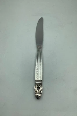 Обеденный нож Georg Jensen из чистого серебра King No 014 (длинная ручка) - Изображение 1 из 4