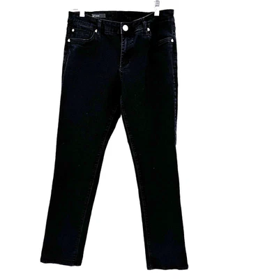 Kut From The Kloth Katy Boyfriend Jeans Women's Size 8 Black Stretch High Rise - Image 1 of 4