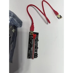 PCI-E 1x to 16x Powered USB 3.0 GPU Riser Extender Adapter Card VER 009S PLUS - Picture 1 of 7