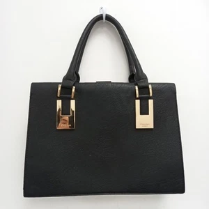 Dune Black Gold Tone Handbag Womens RMF02-GB - Picture 1 of 8